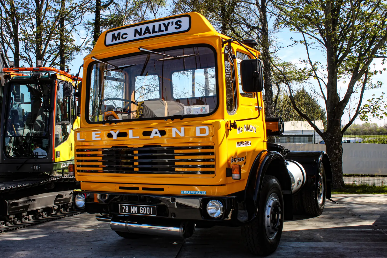 McNally’s Leyland tractor unit in Monaghan heritage livery